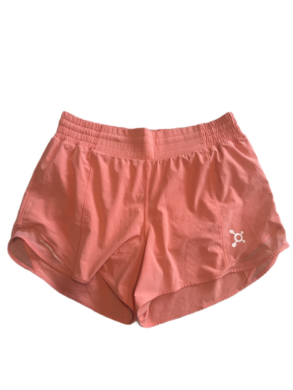 Lululemon Hotty Hot High Rise Shorts Coral Pink Size 10 4” Inseam